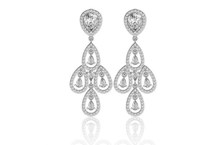 Aaisha American Diamond Danglers